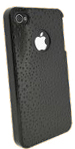 iPhone 4 Black Wet Look Metal Shell