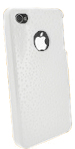 iPhone 4 White Wet Look Metal Shell
